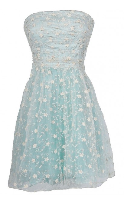 Cloud Fairy Embroidered Tulle Designer Dress